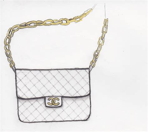 chanel bag dessin|modig chanel drawing.